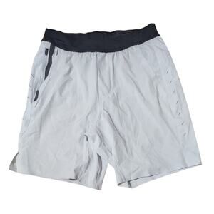 Ten‎ Thousand Interval Mens XS Workout Shorts Gray 7" Inseam Lined Athletic Gym